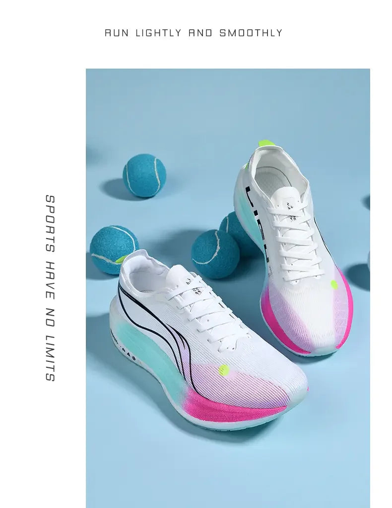 Men’s Fashion Running Shoes – Breathable Mesh, Carbon Plate, Rubber Outsole | Red Rabbit Limited Edition