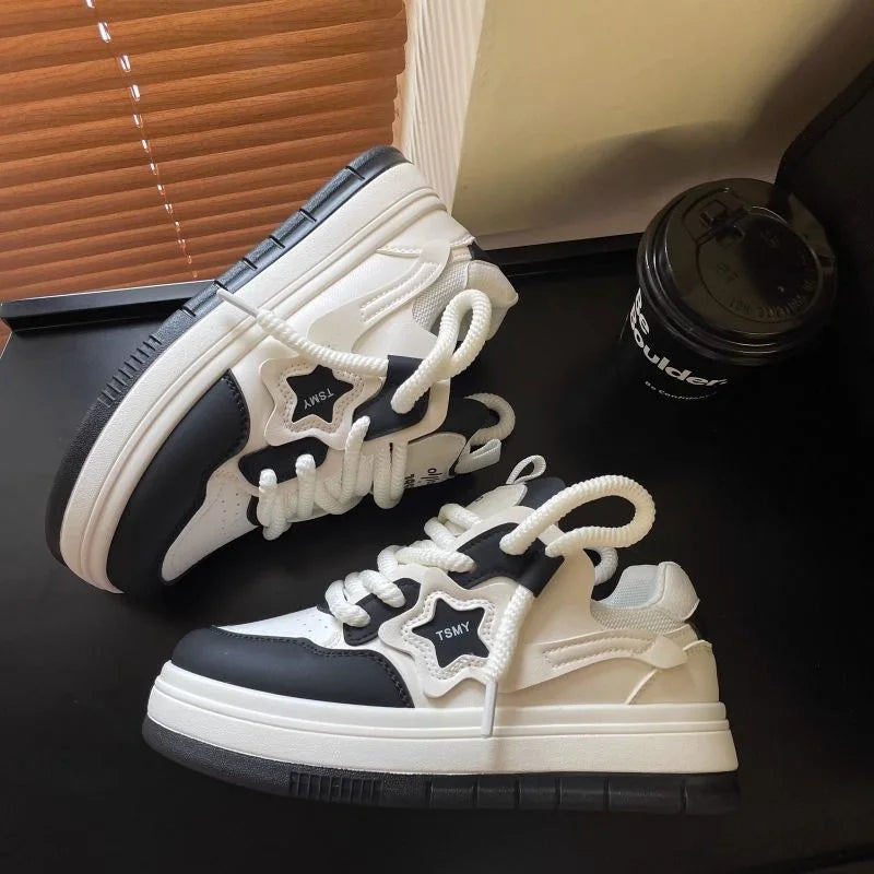 Women’s Platform Sneakers – Designer Casual Lace-Up Tennis & Running Shoes