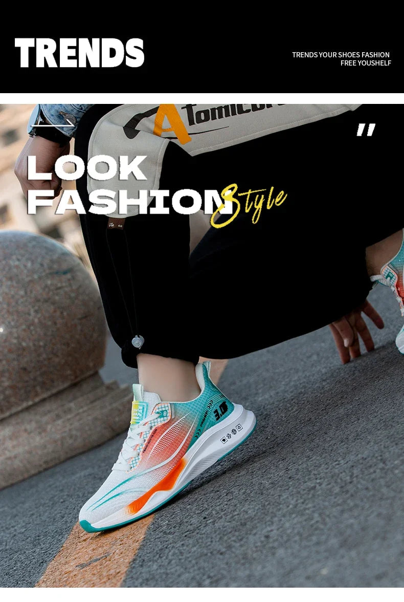Men's Lightweight Running Shoes – Quick-Dry, Shock-Absorbing Marathon Sneakers (2025)