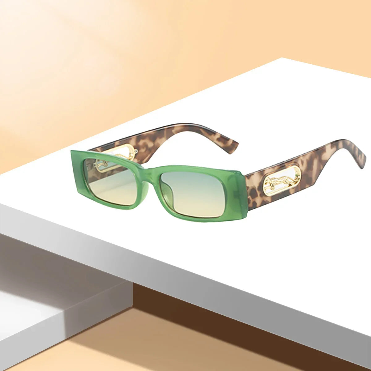 RBB Unisex Vintage Square Fashion Sunglasses – Large Black Lens UV400 Eyewear