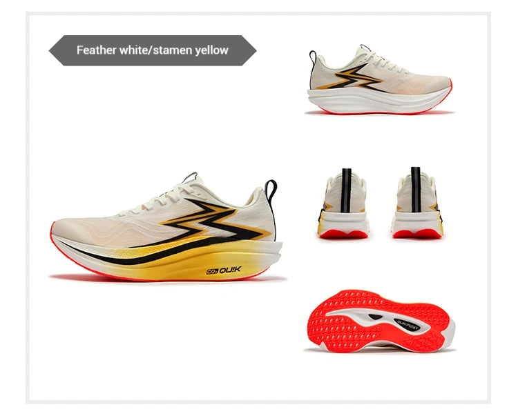 RBB Flame 4.0 MIX Men’s Carbon Plate Running Shoes – Marathon Racing Sneakers with Stable Rebound & Wear-Resistant Sole