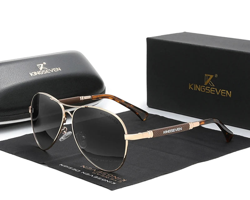 RBB Polarized Pilot Sunglasses – Luxury Alloy Frame UV400 Driving Eyewear