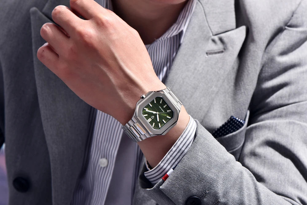 RBB DESIGN 2025 Men's Luxury Quartz Watch – Sapphire Crystal, Waterproof, Stainless Steel