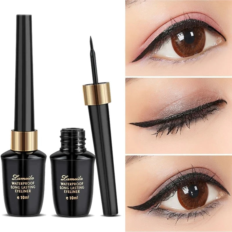 Long-Lasting Waterproof Black Gel Eyeliner Pen – Ultra-Fine Tip