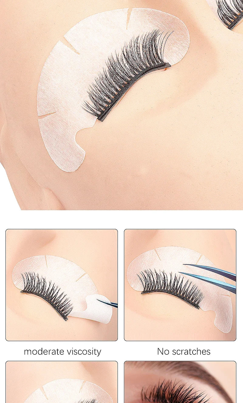 50 Pairs Under Eye Gel Pads for Eyelash Extensions