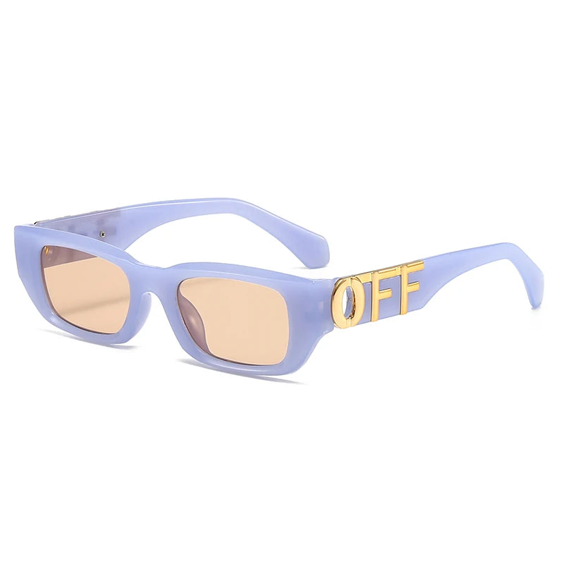 RBB Small Rectangle Sunglasses – Vintage Square UV400 Travel Shades for Men & Women