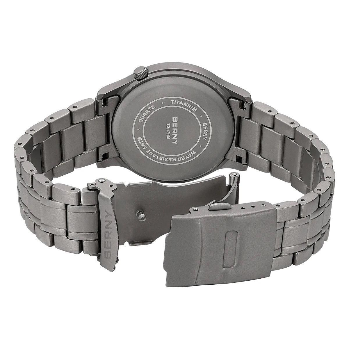 RBB Titanium Men’s Outdoor Sports Quartz Watch – Super Luminous Dial, Sapphire Crystal, Lightweight, 5ATM Waterproof