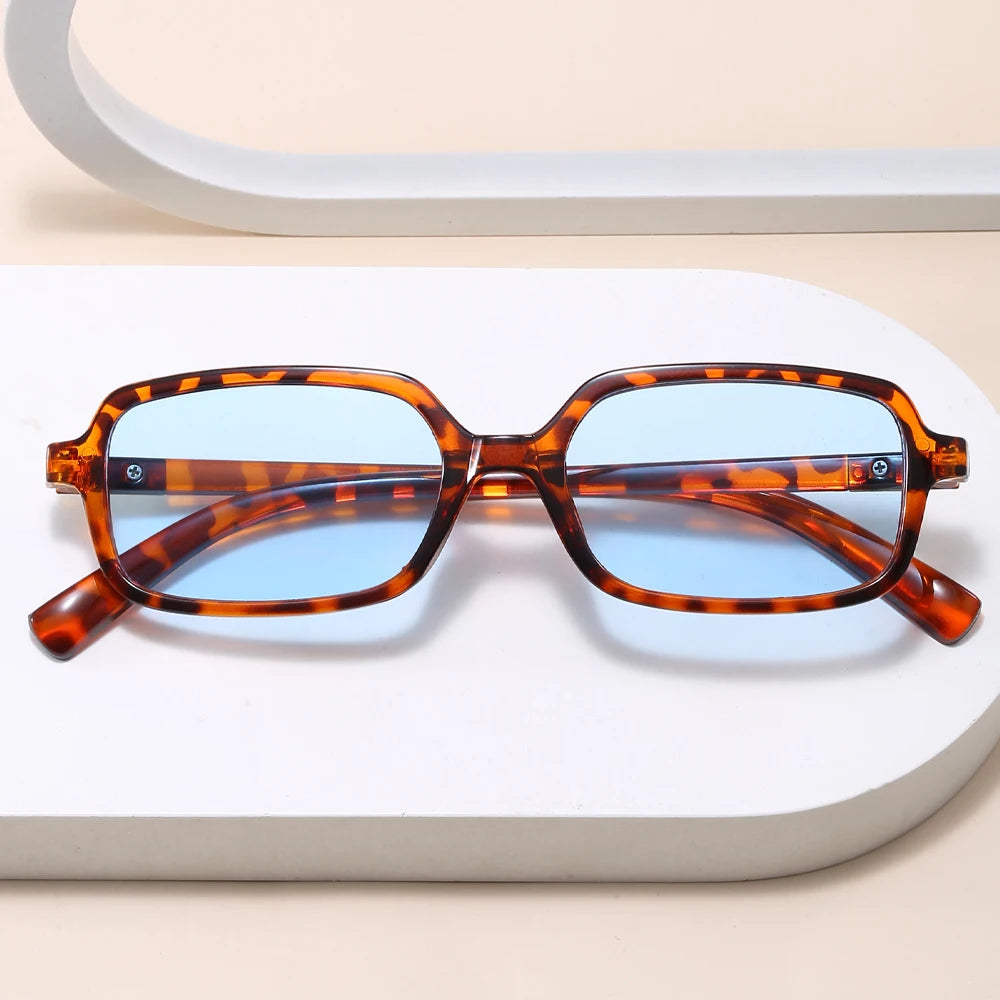 RBB Small Square Sunglasses Set (4pcs/6pcs) – Minimalist Retro UV400 Eyewear for Women & Men