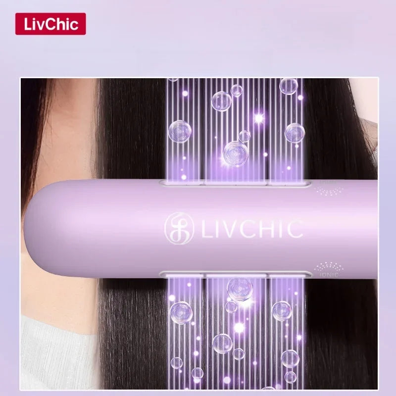 LivChic Ceramic Flat Iron for Salon-Quality Styling