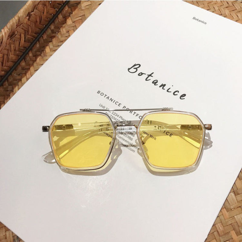 RBB Square Designer Sunglasses for Women | Vintage Small Frame | RBB UV400 Luxury Metal Shades