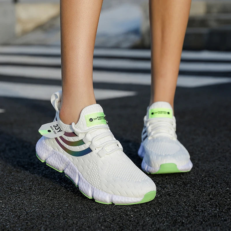 Men’s Summer Mesh Running Sneakers | Breathable, Lightweight, Casual Sport Shoes