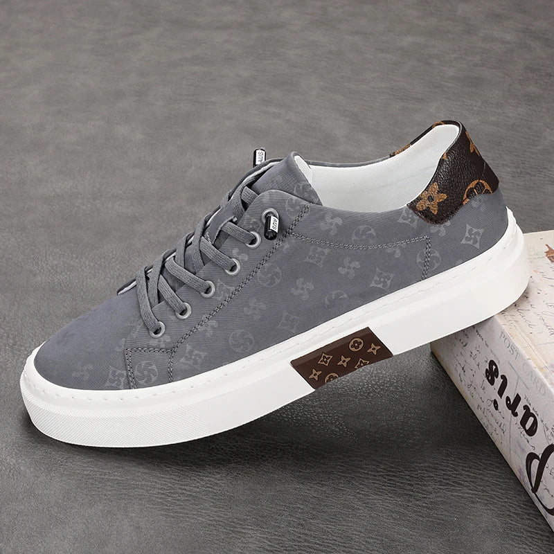 RBB Trendy Men's Canvas Shoes – Summer Lace-Up Breathable Casual Sneakers