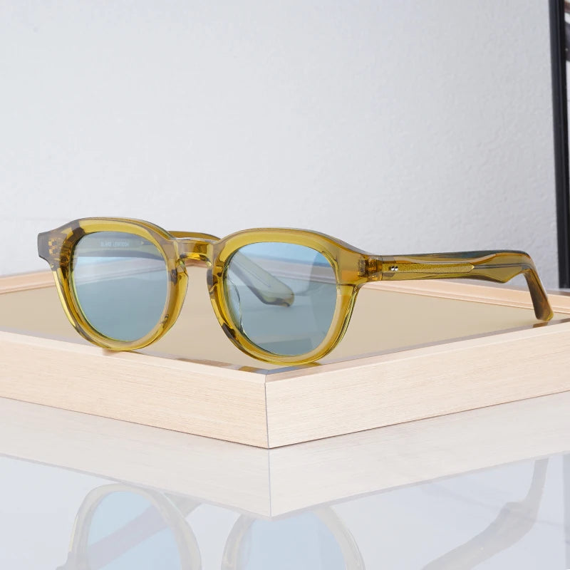 RBB Vintage Polarized Sunglasses – Unisex Lemtosh-Style Acetate Frame | Luxury Retro Eyewear