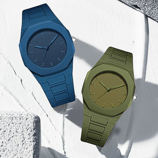 RBB Unisex Casual Quartz Watch – Simple Waterproof Design, Silicone Strap