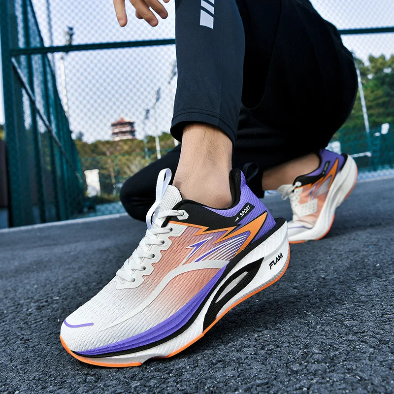 Carbon Plate Running Shoes – Breathable Summer Sneakers for Men & Women