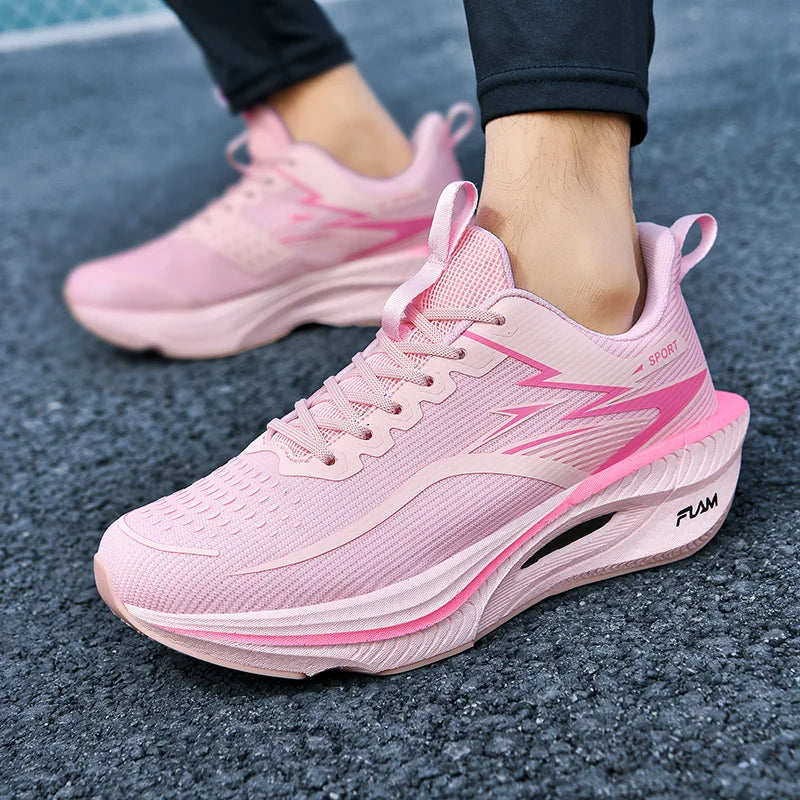 Carbon Plate Running Shoes – Breathable Summer Sneakers for Men & Women