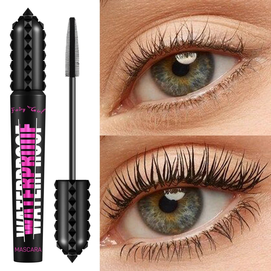 4D Waterproof Black Mascara – Lengthening & Volumizing Korean Formula