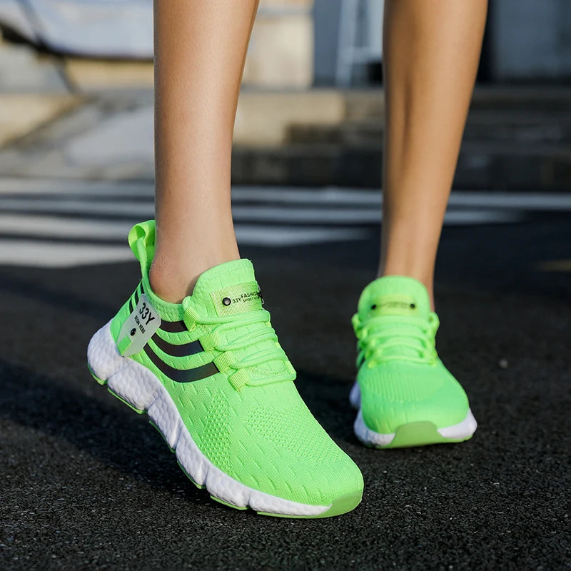 Men’s Summer Mesh Running Sneakers | Breathable, Lightweight, Casual Sport Shoes