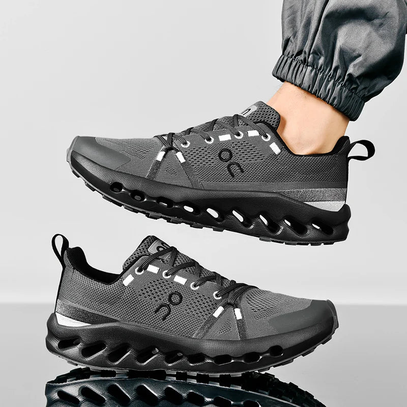 Men’s White Trainers — Casual Tennis & Running Sneakers, Athletic Gym Shoes for Marathon & Jogging