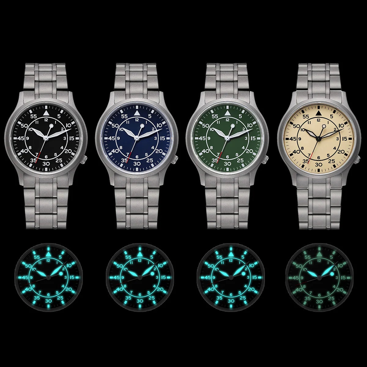 RBB Titanium Men's Quartz Watch – VH31, Sapphire, 5ATM