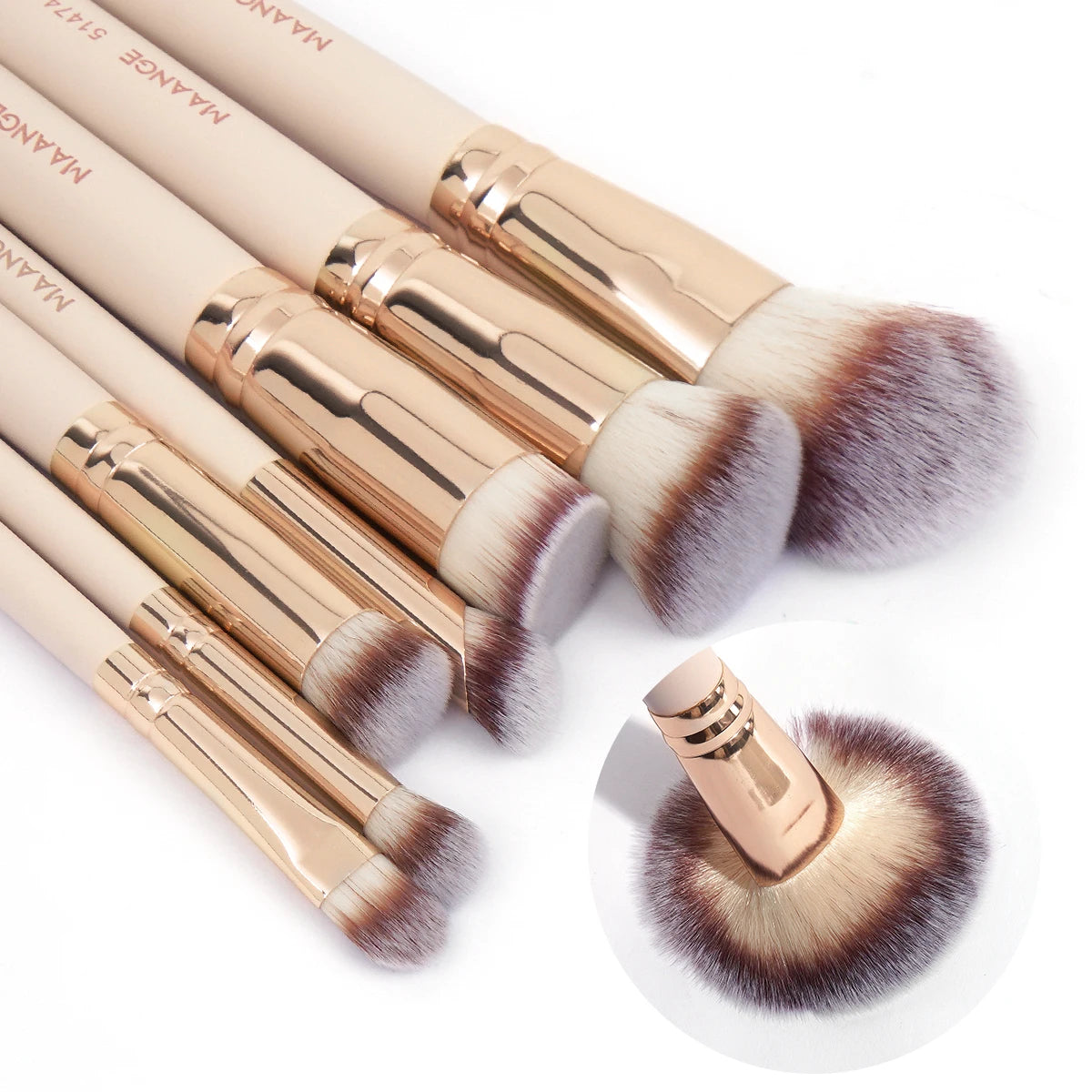 7pcs Makeup Brush Set – Foundation, Powder, Blush & Blending Tools