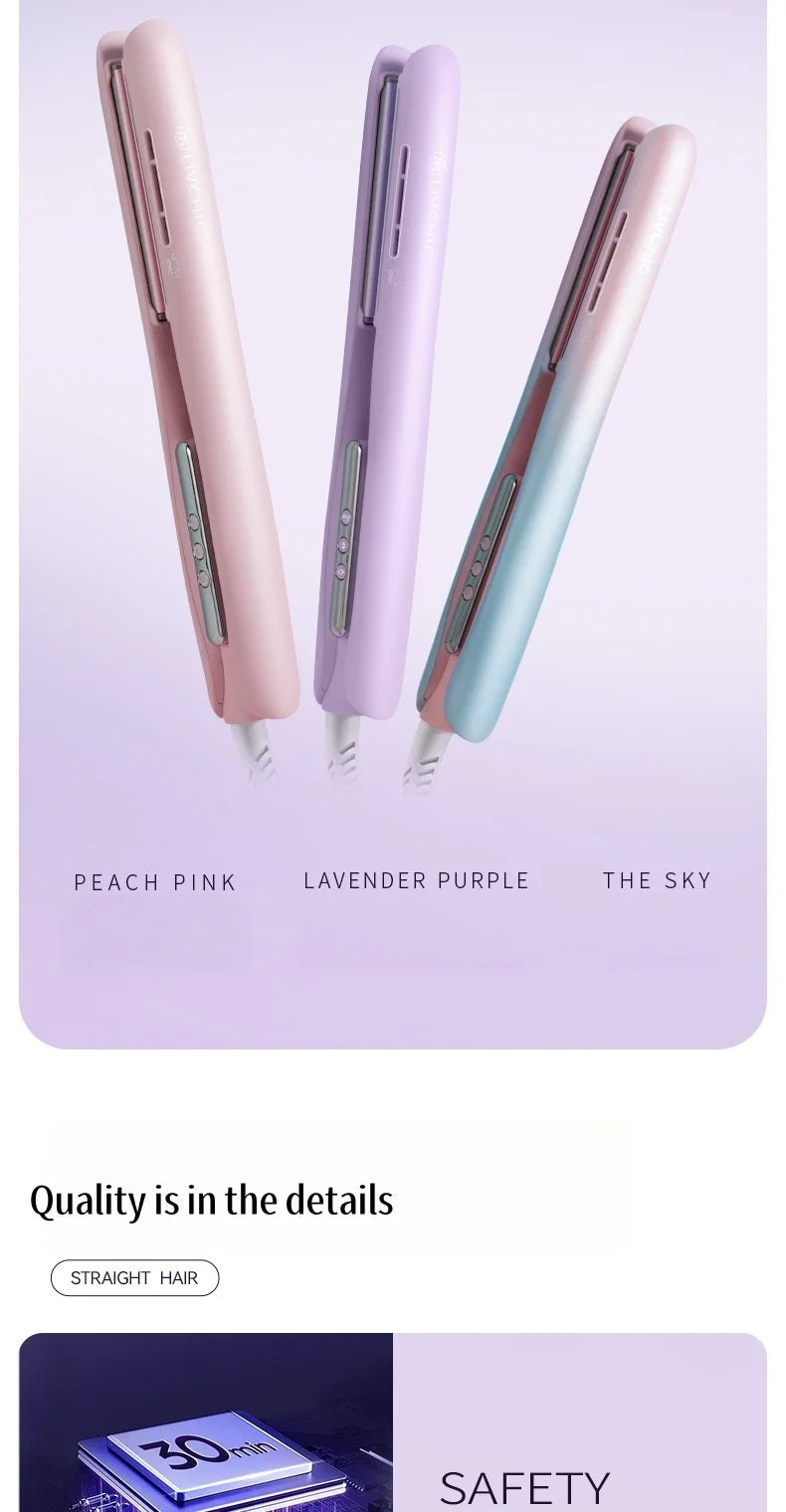 LivChic Ceramic Flat Iron for Salon-Quality Styling