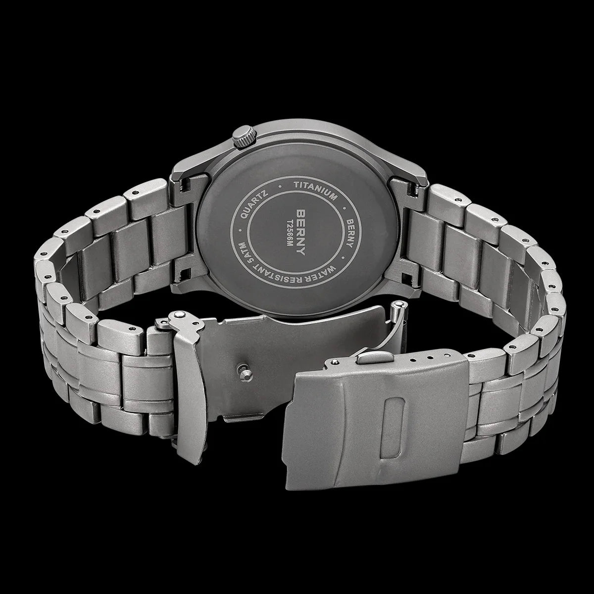 RBB Titanium Men's Quartz Watch – VH31, Sapphire, 5ATM