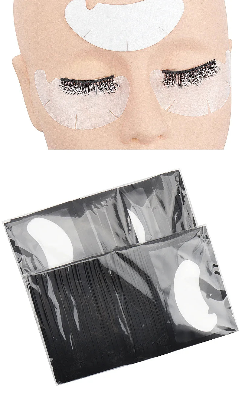 50 Pairs Under Eye Gel Pads for Eyelash Extensions