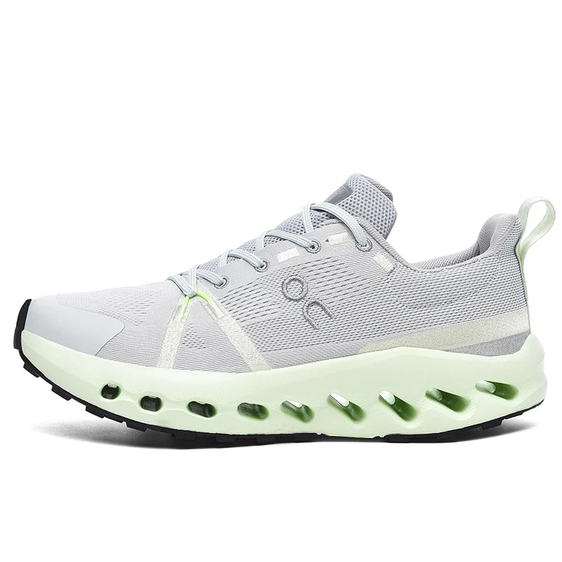 Men’s White Trainers — Casual Tennis & Running Sneakers, Athletic Gym Shoes for Marathon & Jogging