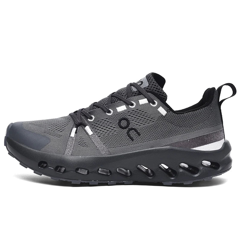 Men’s White Trainers — Casual Tennis & Running Sneakers, Athletic Gym Shoes for Marathon & Jogging