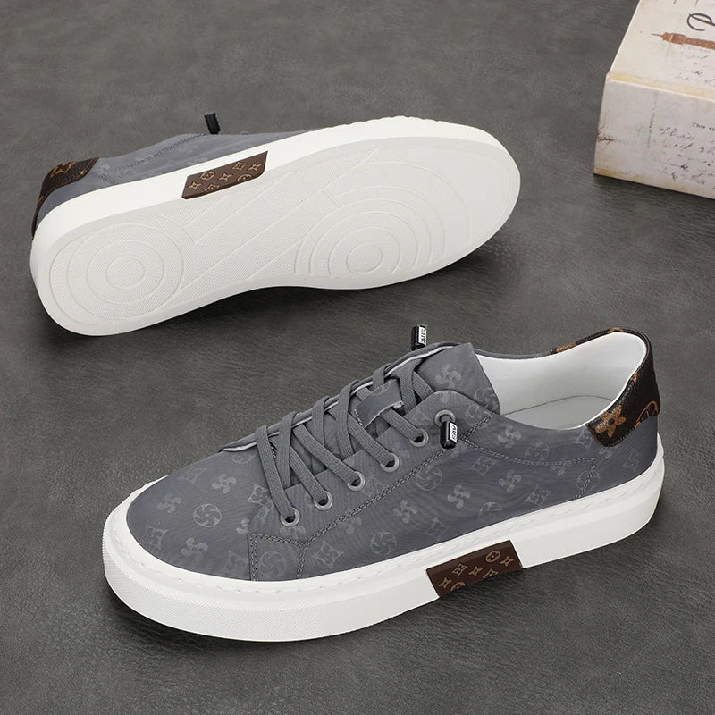 RBB Trendy Men's Canvas Shoes – Summer Lace-Up Breathable Casual Sneakers