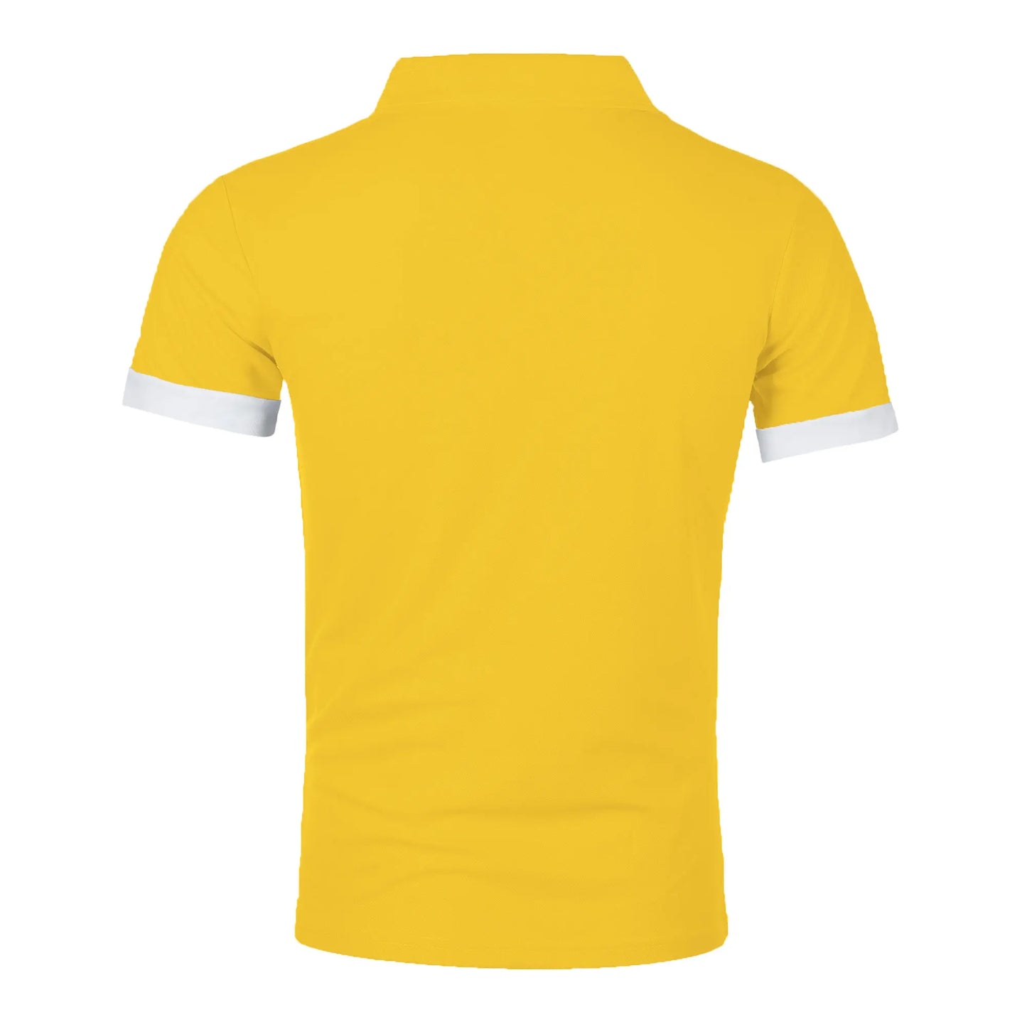 RBB Men’s Short Sleeve Color Matching Fashion Lapel Shirt – Stylish Casual Summer Top