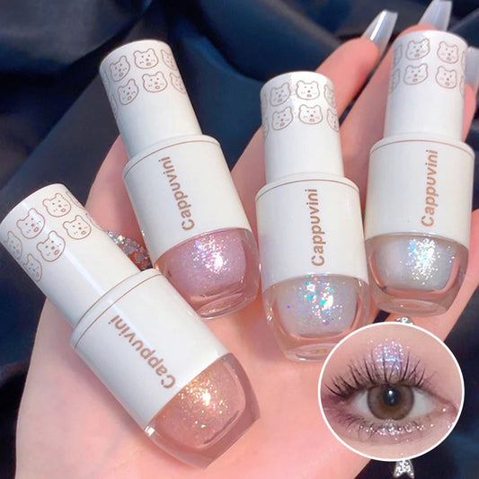 Cappuvini Star Dots Liquid Eyeshadow – Pearlescent, High Gloss, Easy-to-Apply Flashing Eye Makeup