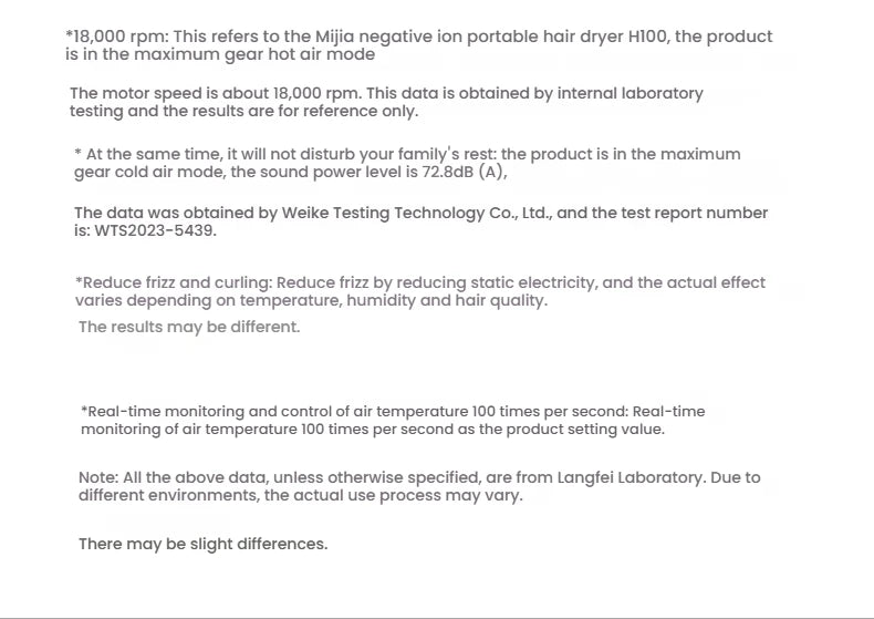 H501 High-Speed Ionic Hair Dryer – 110,000 RPM, EU Plug (220V)