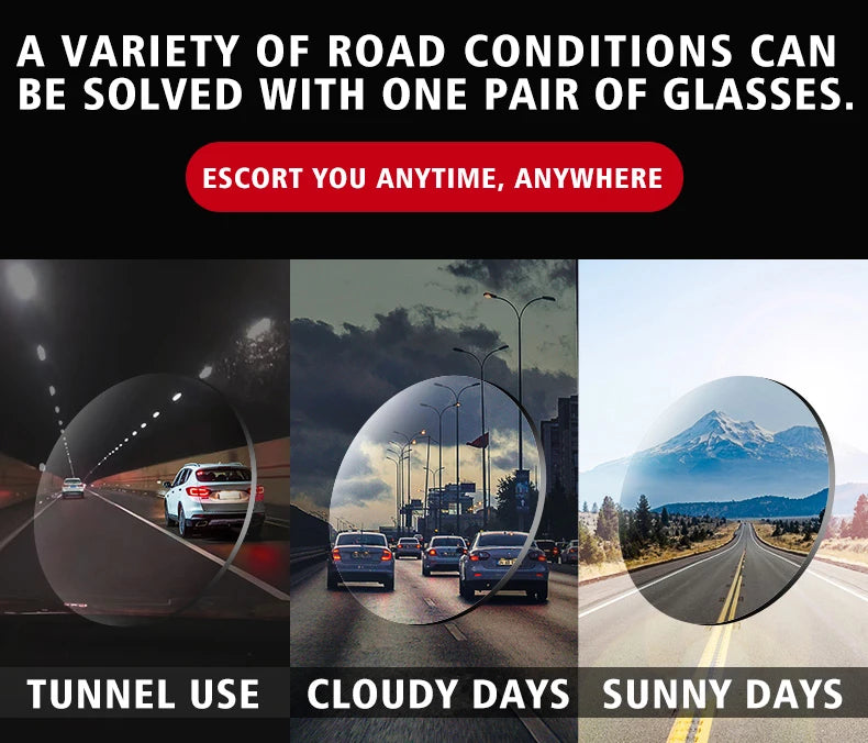 RBB Rimless Aluminium Outdoor Sport Sunglasses – Photochromic Polarized UV Protection for Men