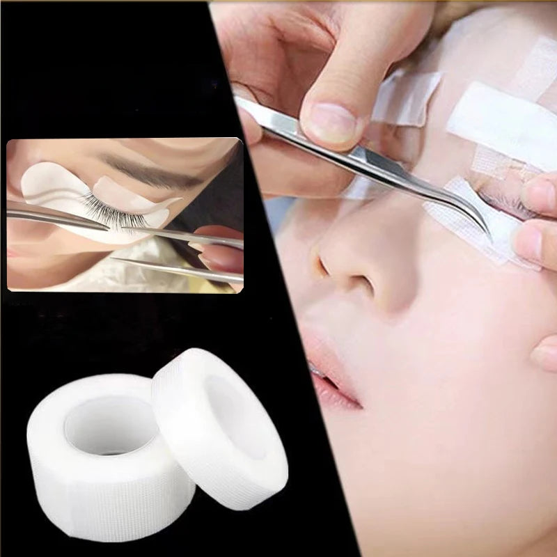 1/3/5 Rolls Eyelash Extension PE Adhesive Tape – Under Eye Pads for Lash Lifting & Grafting