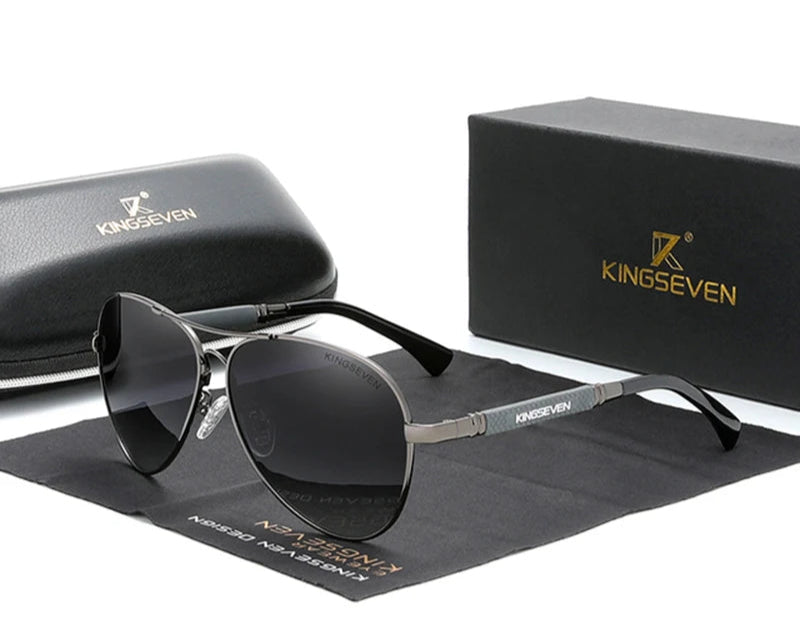 RBB Polarized Pilot Sunglasses – Luxury Alloy Frame UV400 Driving Eyewear