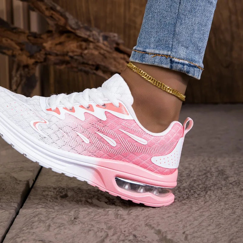 Women’s Lightweight Breathable Running & Walking Sneakers – Non-Slip & Comfortable