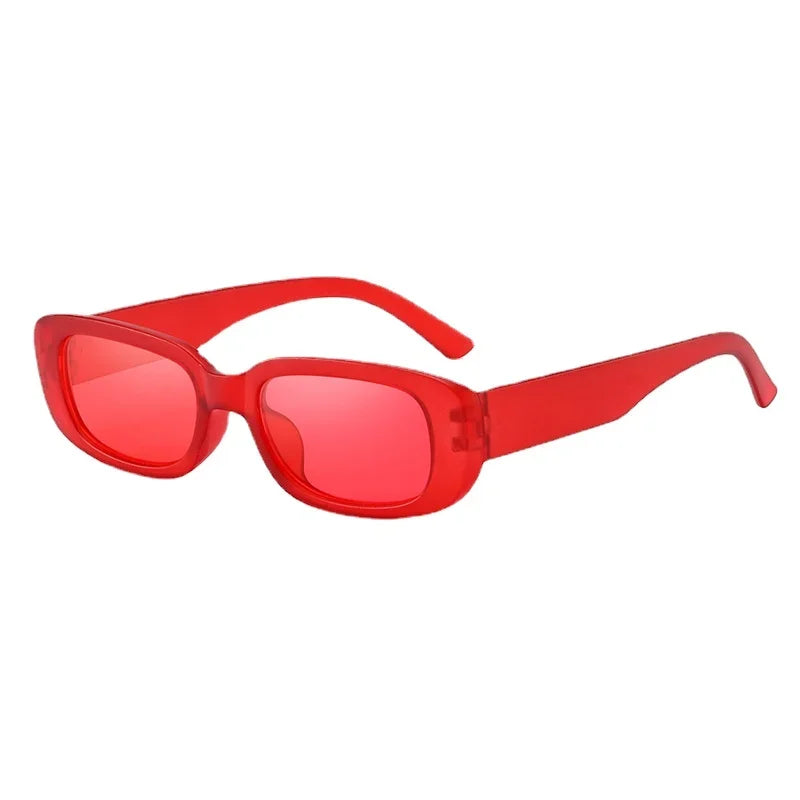 RBB Vintage Oval Sunglasses – UV400 Small Rectangle Ellipse Eyewear for Women