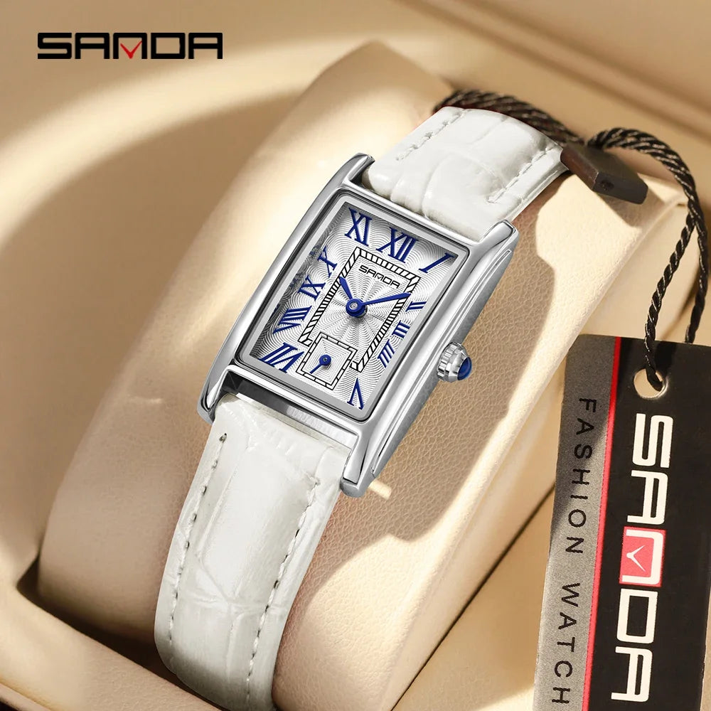 RBB 1116 Women's Fashion Quartz Watch – Luxury Leather or Steel Strap Dress Wristwatch
