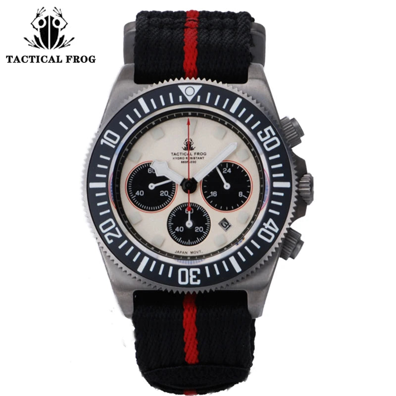 RBB FXD2 Titanium Solar Chronograph Dive Watch – VS75B, BGW9, 20ATM