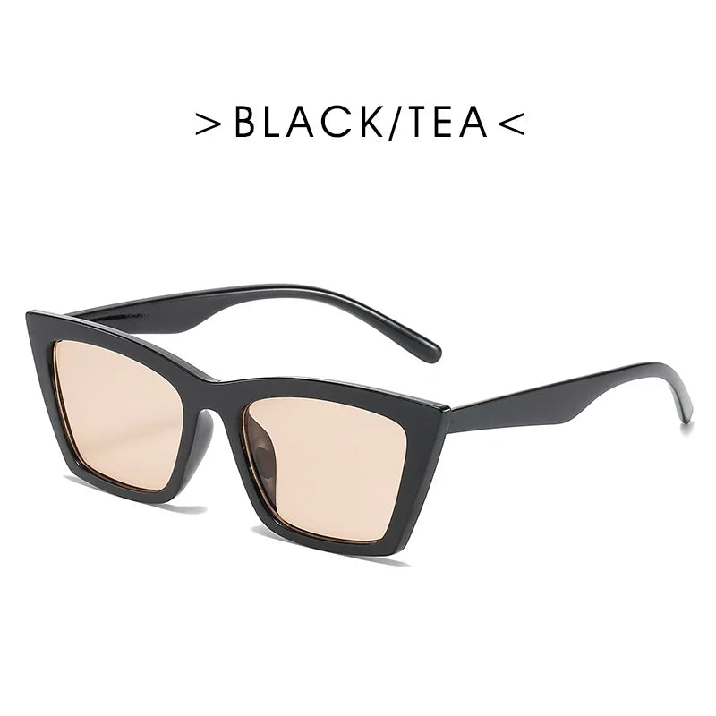RBB Vintage Cat Eye Sunglasses – Retro Small Square Frame for Women