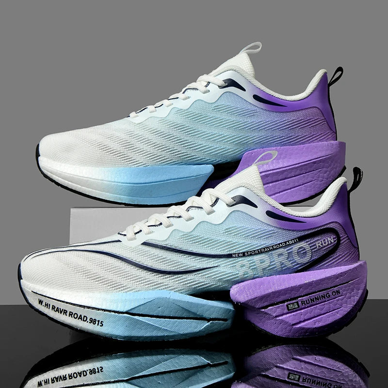 Men's Carbon Plate Running Shoes | Lightweight, Cushioned, Non-Slip