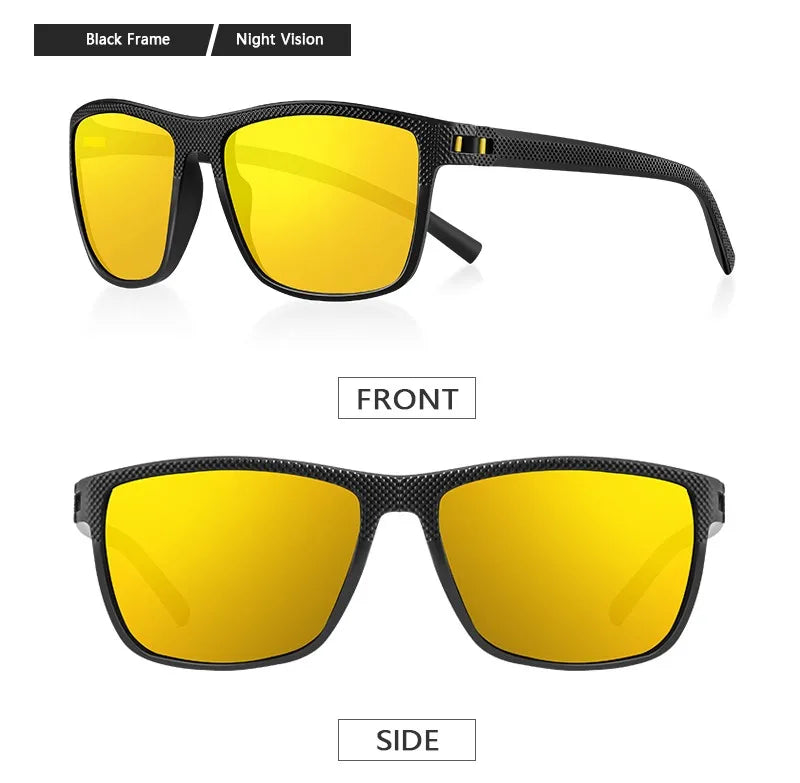 RBB Polarized Sunglasses – UV400 Square Frame for Men & Women | Lightweight & Stylish for Driving, Golf & Fishing