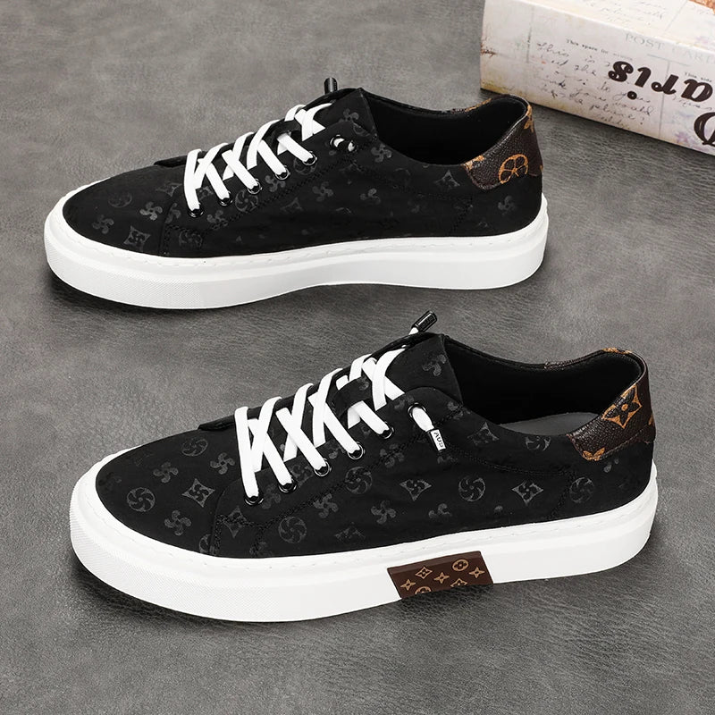 RBB Trendy Men's Canvas Shoes – Summer Lace-Up Breathable Casual Sneakers