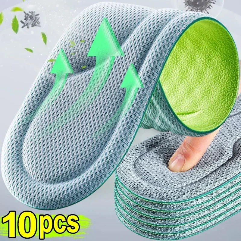 RBB Unisex Orthopedic Memory Foam Insoles – Deodorizing, Antibacterial, Sweat-Absorbing Shoe Inserts