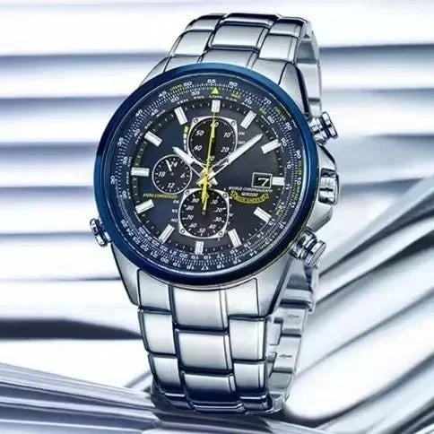 RBB Luxury Trend Men's Quartz Watch – Luminous Dial, Calendar, Waterproof, Multifunction Stainless Steel Design (2025 New)