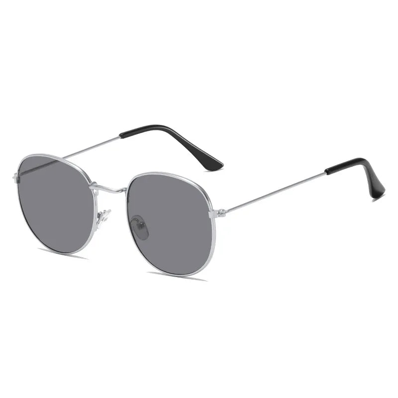 RBB Retro Oval Metal Sunglasses – Women’s Classic Small Frame Designer Eyewear