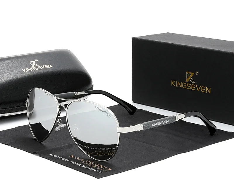 RBB Polarized Titanium Alloy Pilot Sunglasses | UV400 Anti-Reflective Eyewear for Men & Women