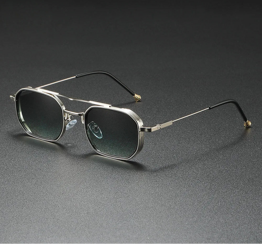 RBB 2025 Vintage Square Sunglasses – Trendy Steampunk Fashion Eyewear for Men & Women